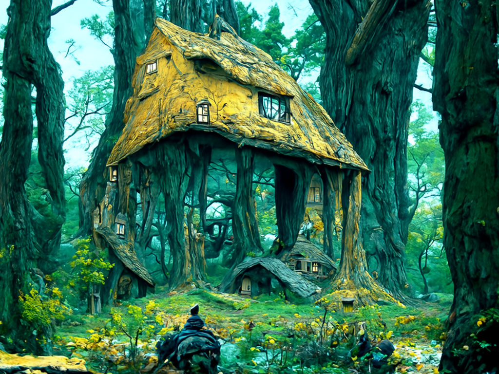 Secret house in the forest - 10 by desertplanet on DeviantArt
