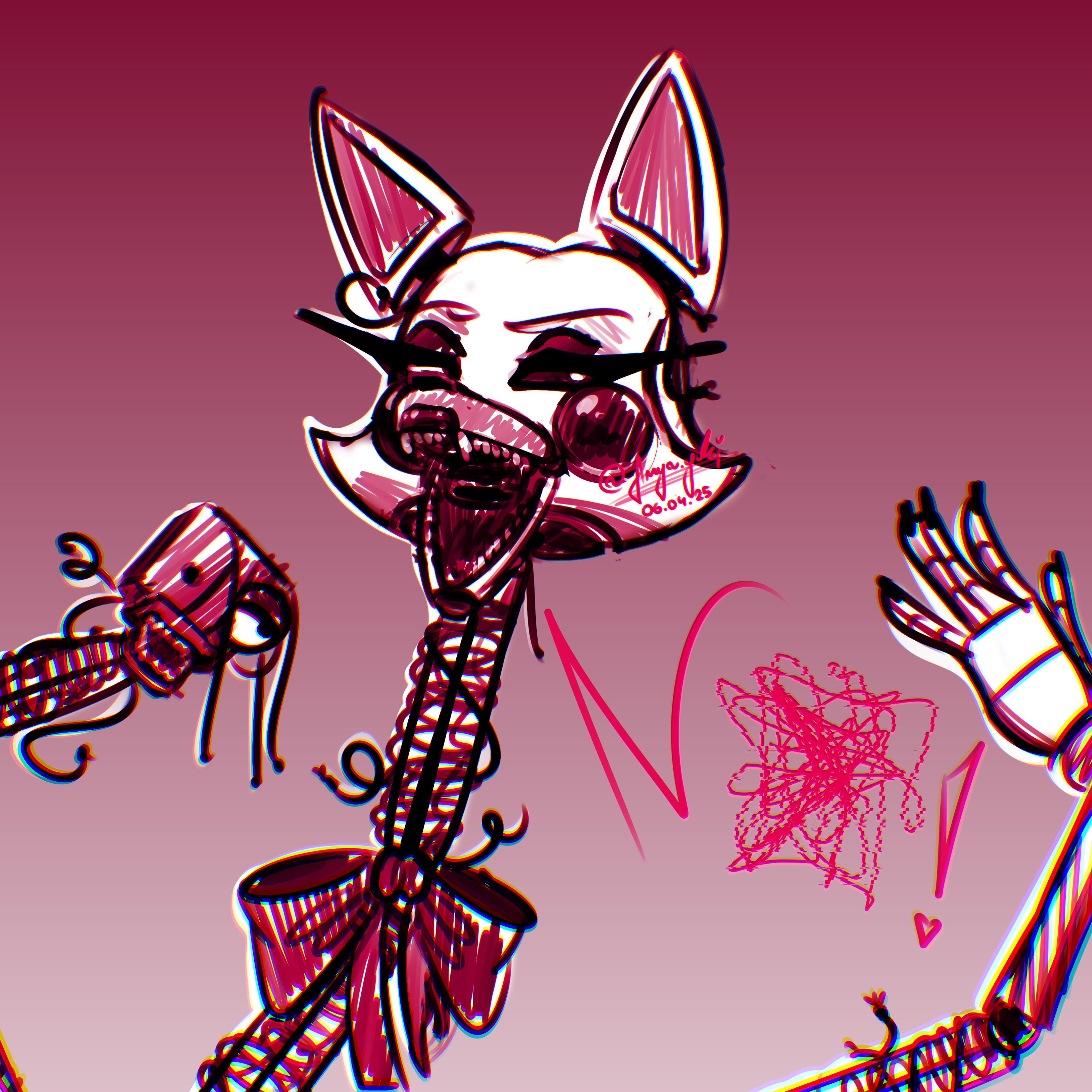 FNaF2 Mangle Fanart sketch By IloveblackteaTwT On DeviantArt fnaf2-mangle-fanart-sketch-by-iloveblackteatwt-on-deviantart
