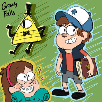 Gravity Falls sketchdump(fanart)