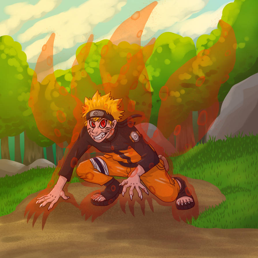 Naruto Three Tails By Indomidodorex On DeviantArt naruto-three-tails-by-indomidodorex-on-deviantart