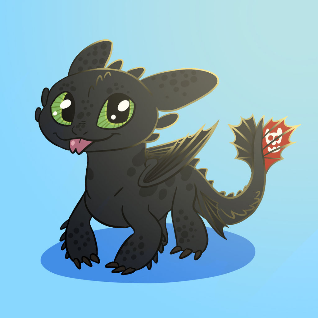 Pink Toothless Cartoon Toothless cutie by Indomidodorex on DeviantArt