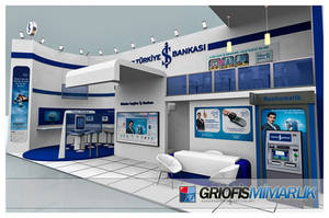 Is Bankasi Exhibition Stand 3D
