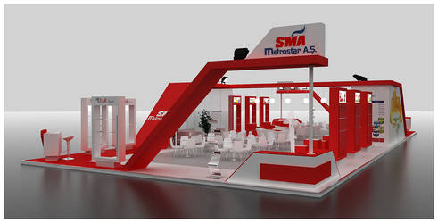 SMA Exhibition Stand Design 3D