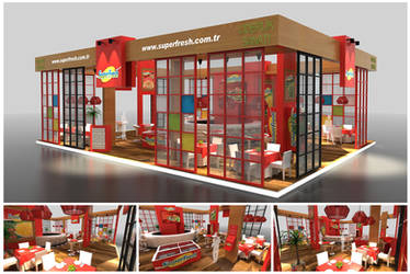 Superfresh Exhibition Stand Design EXPO EDT 2015