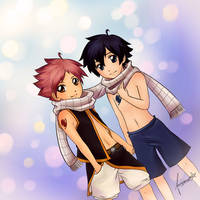 Shota Natsu and Gray