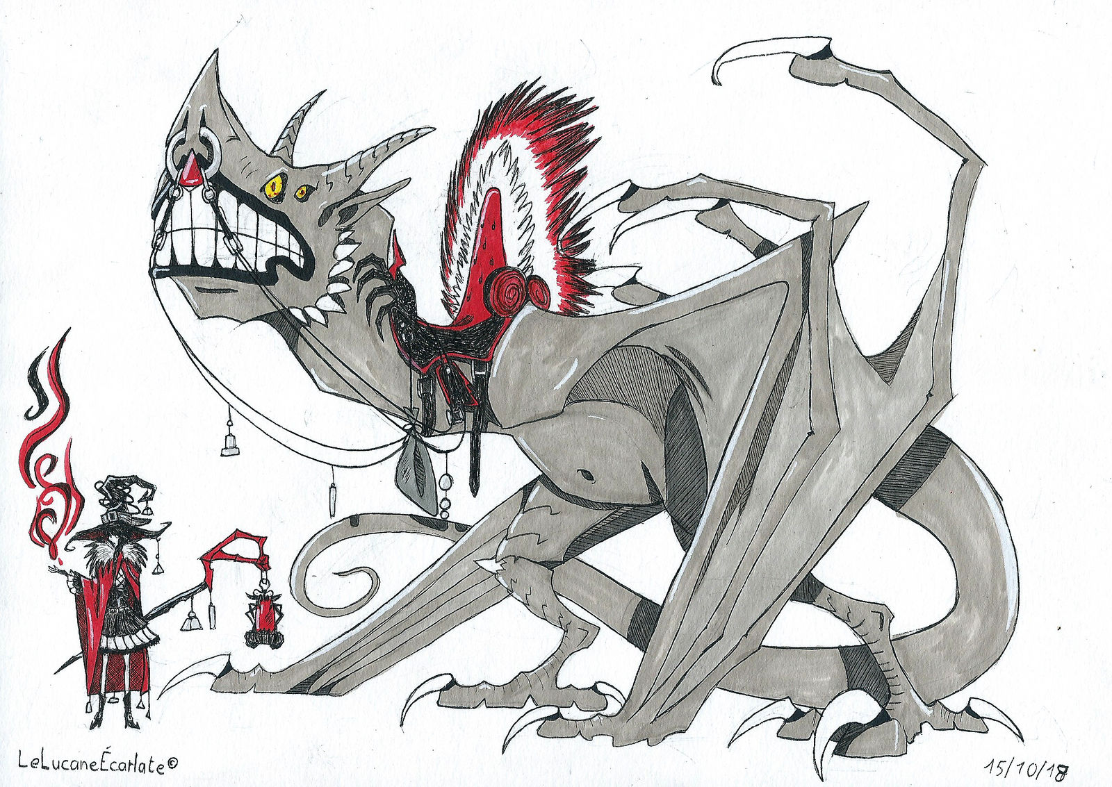 Wyvern rider by LeBourdonViolace on DeviantArt