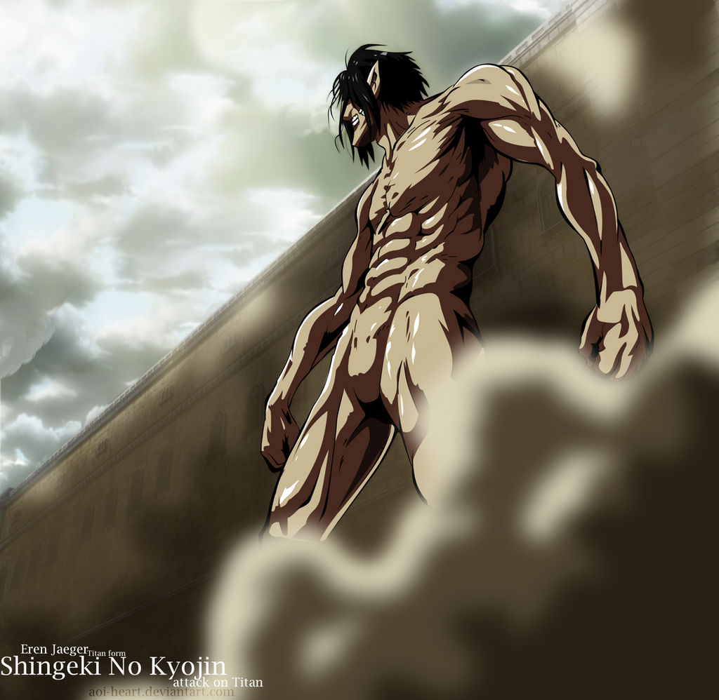 Shingeki No Kyojin Titan Eren By Aoi Heart On Deviantart