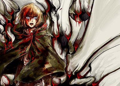 Armin in The Blood smudge