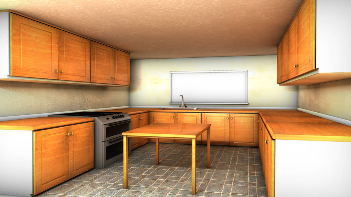 Just a kitchen by JAW1002 on DeviantArt