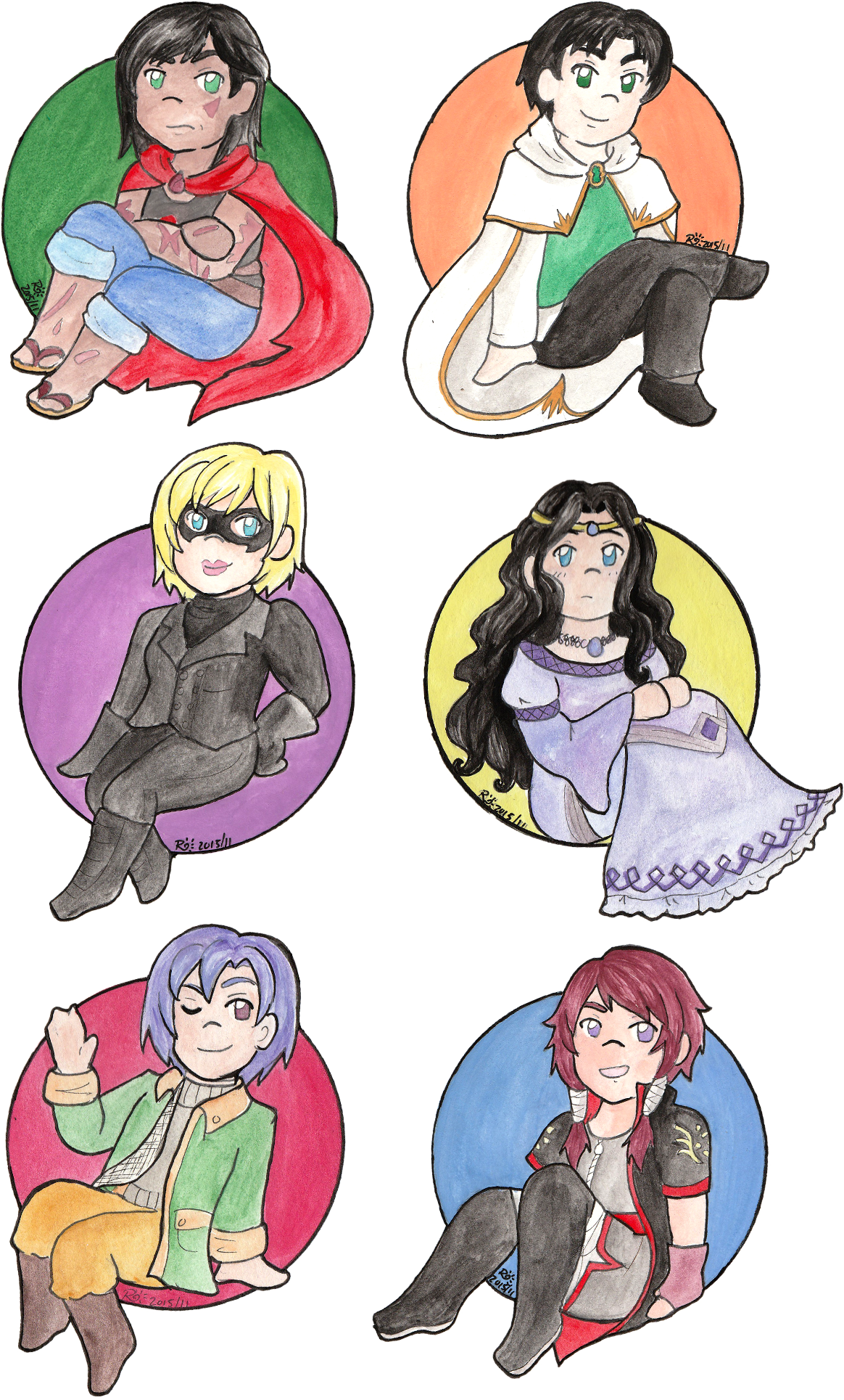 Chibis for Xzentrisch and friends