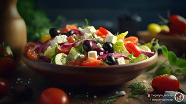 Mediterranean Bliss: Freshness of our Greel Salad