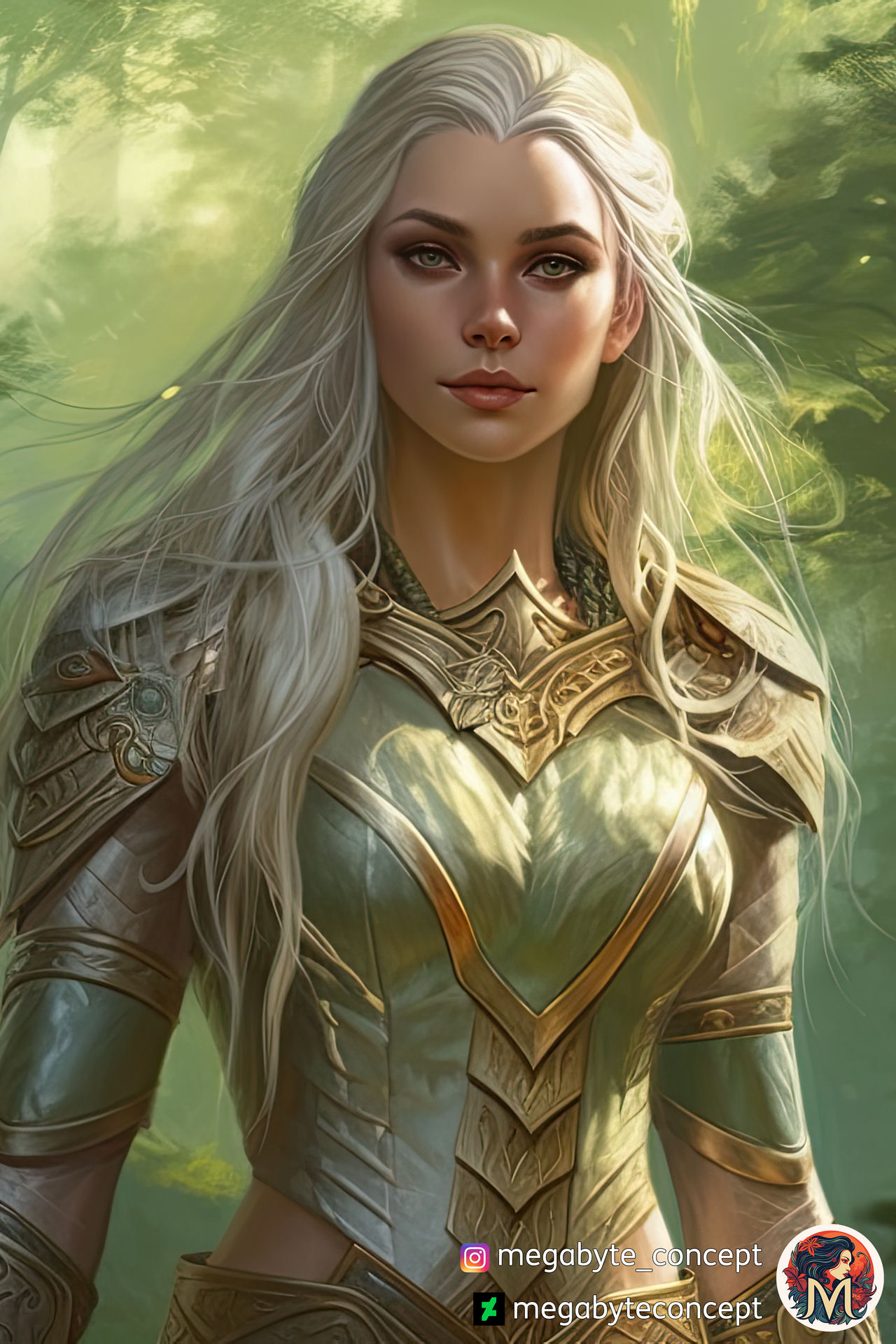 Elven ranger - Full artwork by MegabyteConcept on DeviantArt