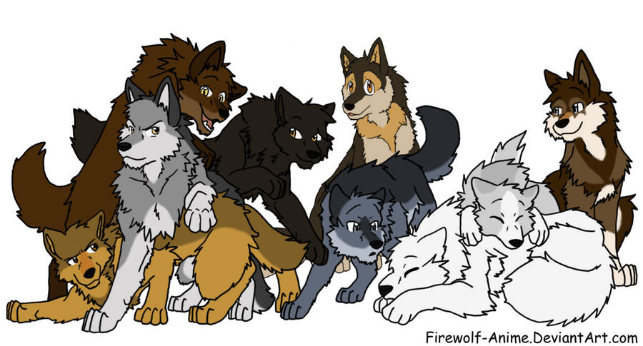 My Wolf Pack by StoryMaker91 on DeviantArt