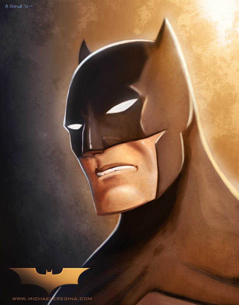 Batman Portrait Simple Batman Portrait by mregina on DeviantArt