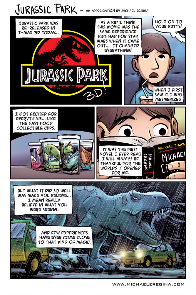 Jurassic Park - Appreciation Comic color