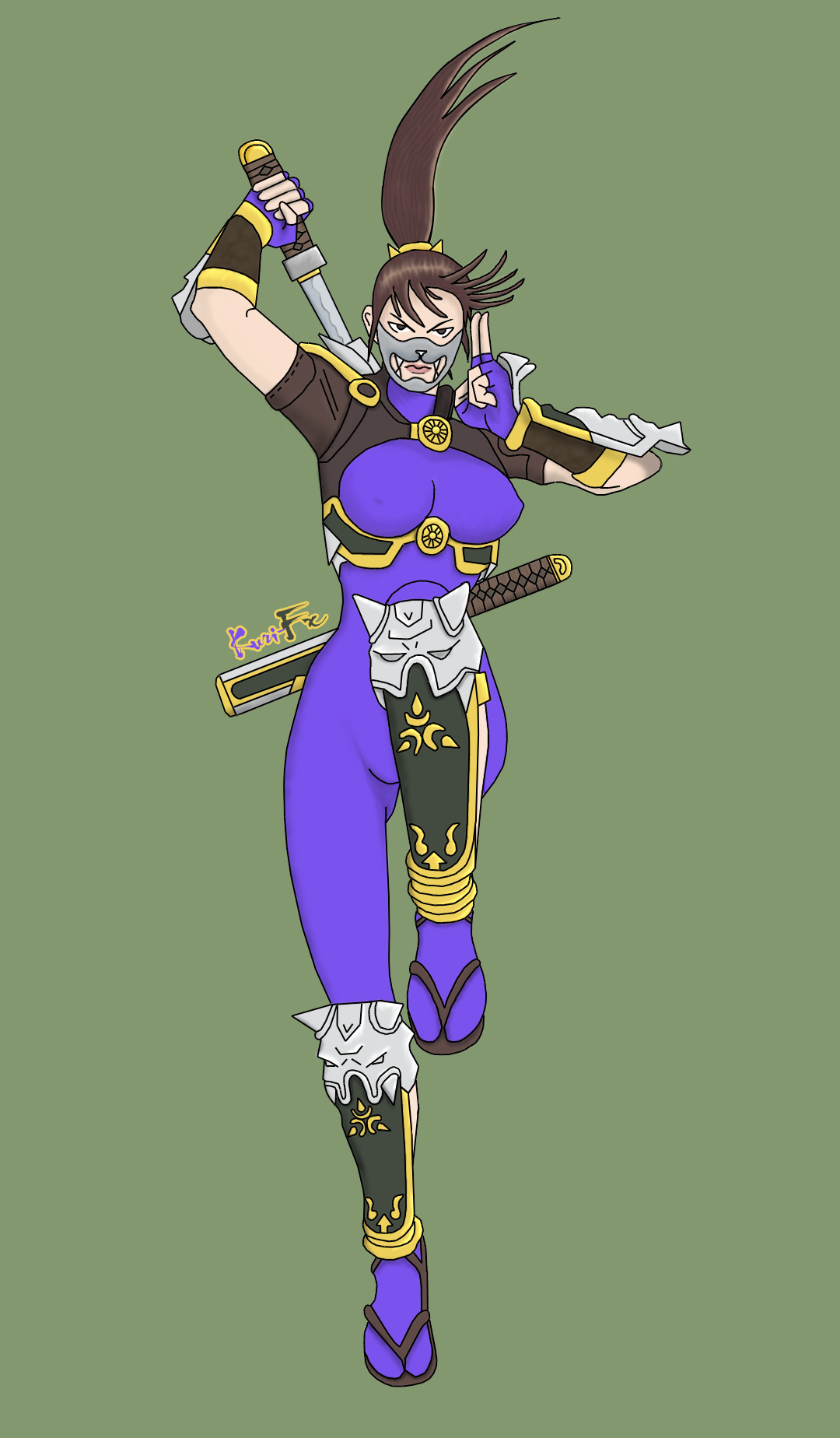 Taki Drawing Colored V1.0 by KuriFX on DeviantArt