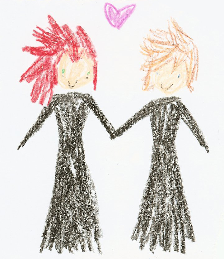 Axel x Roxas Crayons