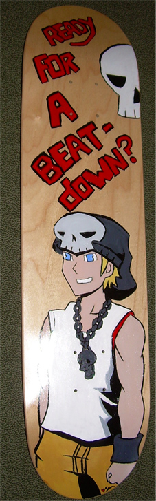 Beat Skateboard Deck