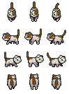 Neko England Sprites