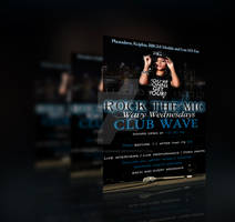 Roc the Mic #Club Wave Flyer