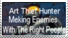 Art Thief Hunter Stamp