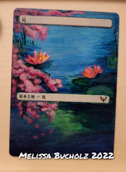 Water Lilies MTG alter