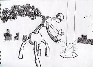 robot longs for heart