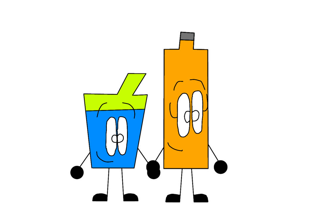 Mad Style Deviantart Juice Cup And Bottly in MAD style by TKNRVGC2012 on DeviantArt