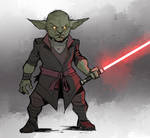 Sith Yoda by HolyVarus