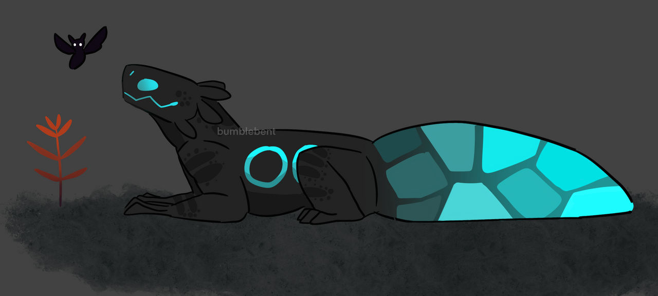rain world cyan lizard by BumbleBent on DeviantArt