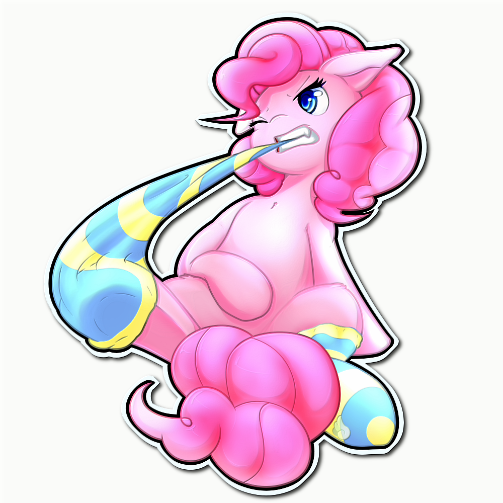 Pinkie Socking Pie Fridge Magnet