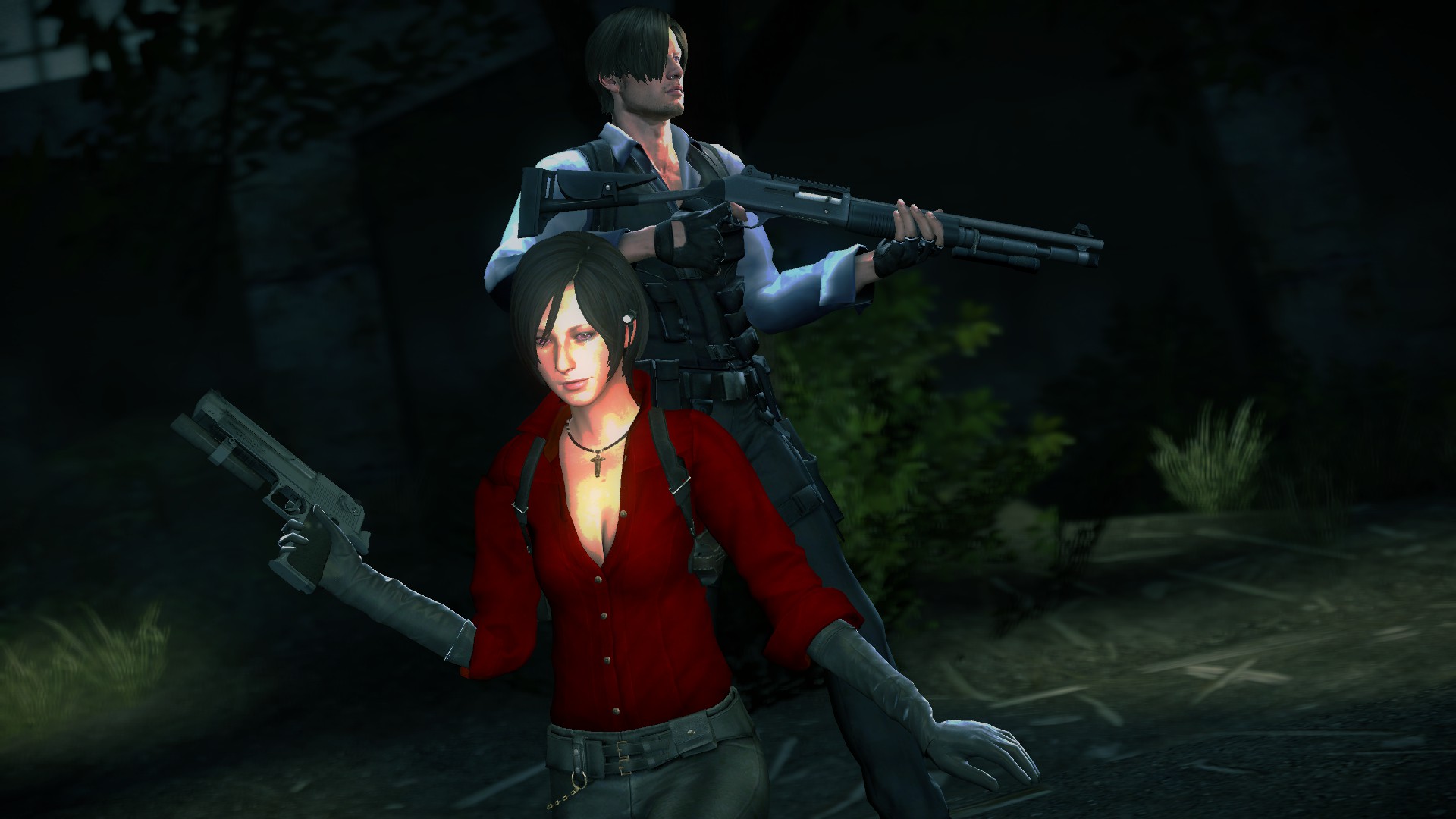 Leon and Ada (Resident Evil 6) by TheNeonSilver on Newgrounds