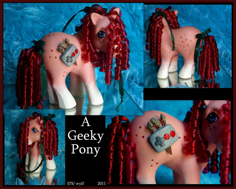 A Geeky Custom Pony