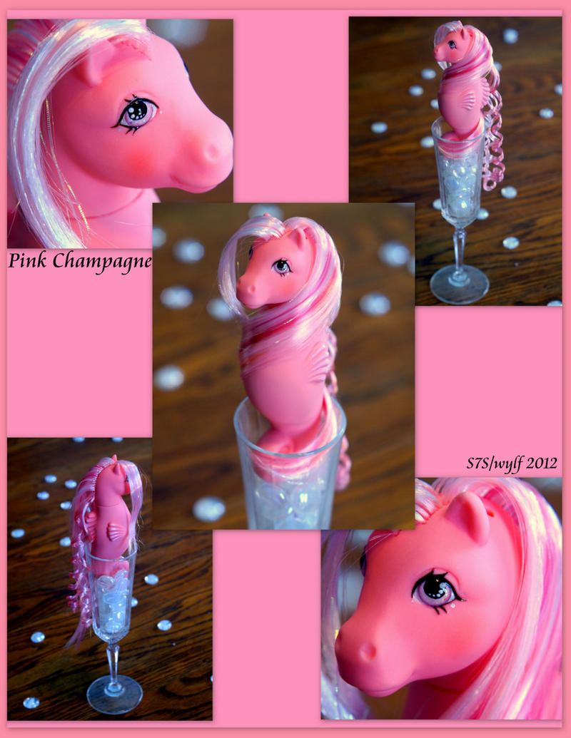 Pink Champagne- a Custom Sea Pony