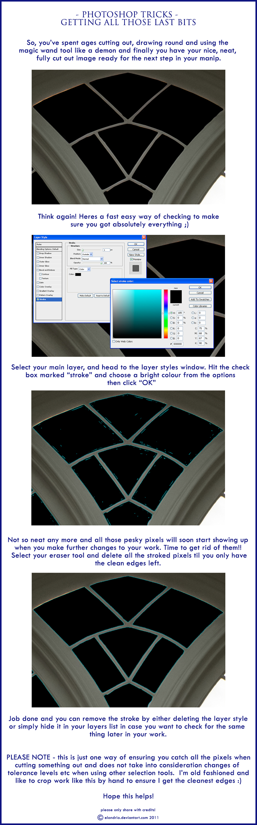 PS Tips.. Checking cut outs