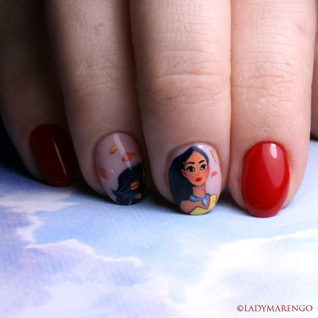 Pokahontas NAil art