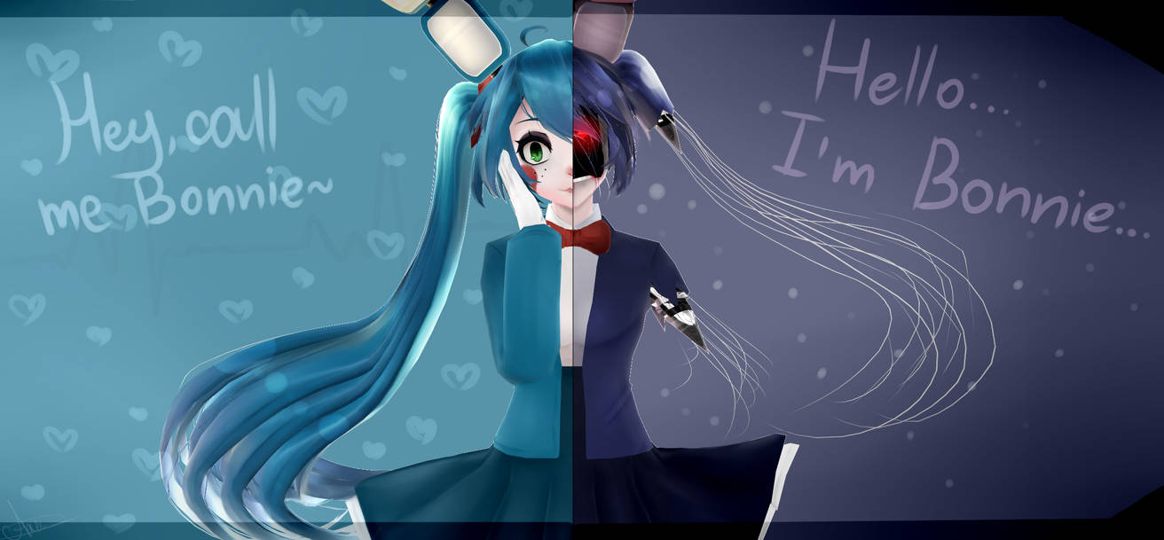 MMD FNaF Toy Bonnie And Old Bonnie Miku By NuttyFawn On DeviantArt mmd-fnaf-toy-bonnie-and-old-bonnie-miku-by-nuttyfawn-on-deviantart