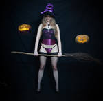 Halloween witch (censored)