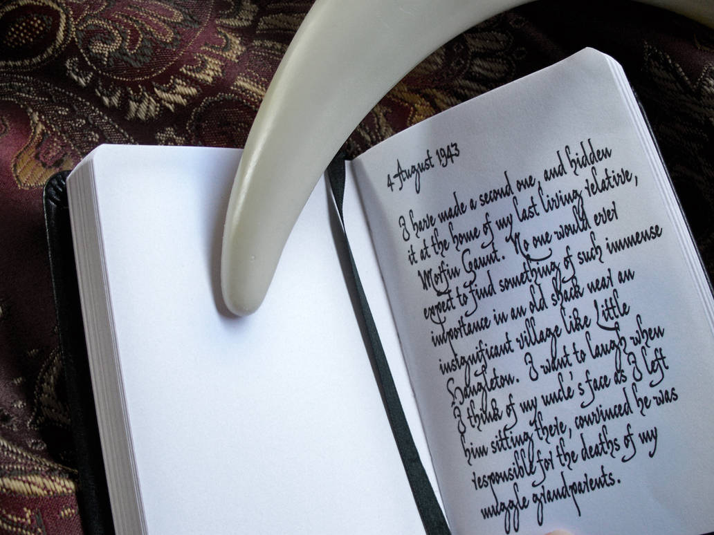 Tom Riddle's Diary and Basilisk Fang by rabbit-of-the-sun on DeviantArt