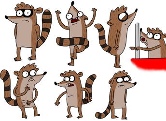 Rigby by Hawkystorm