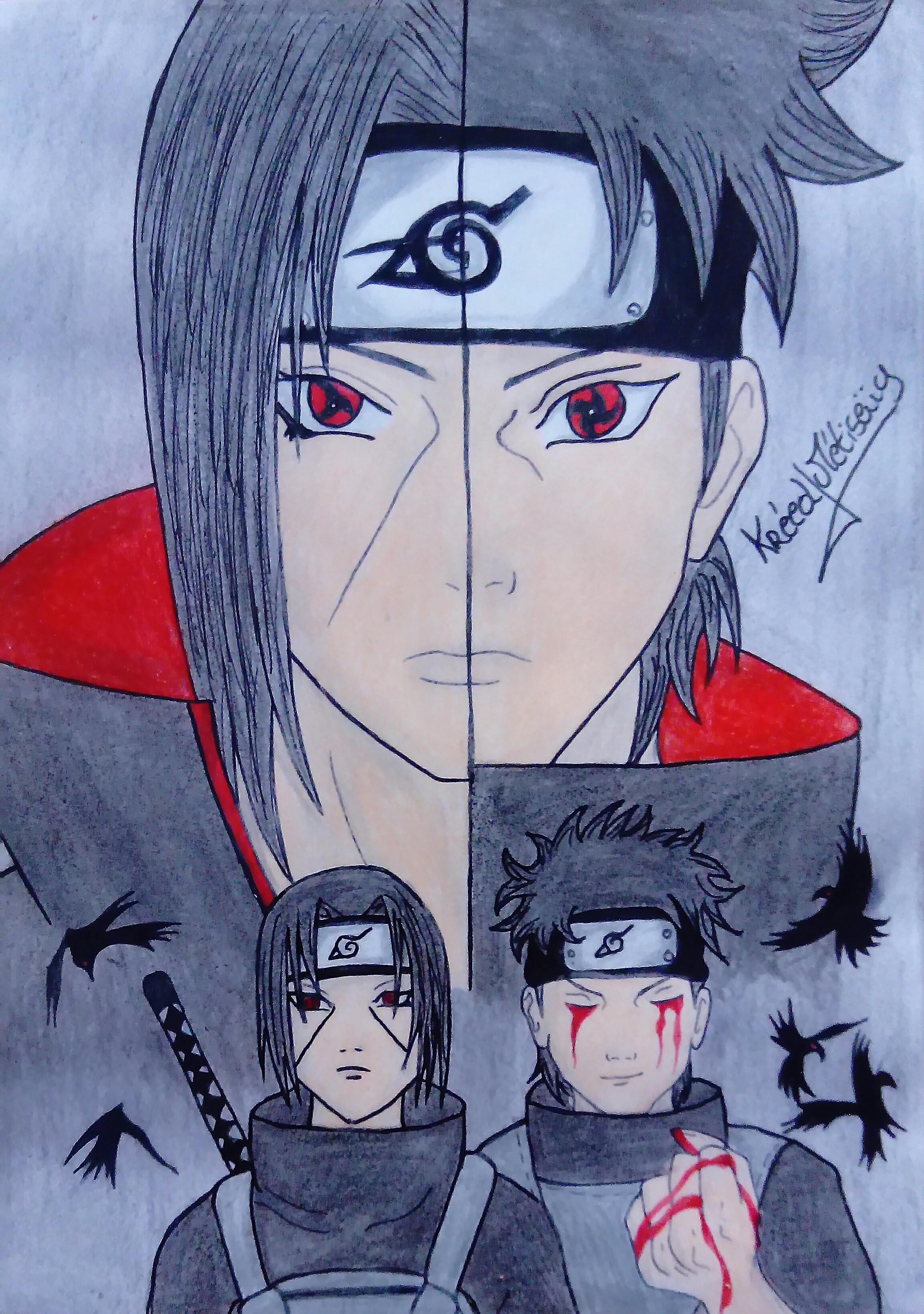 Shisui Uchiha Fan Art: Shisui and Itachi