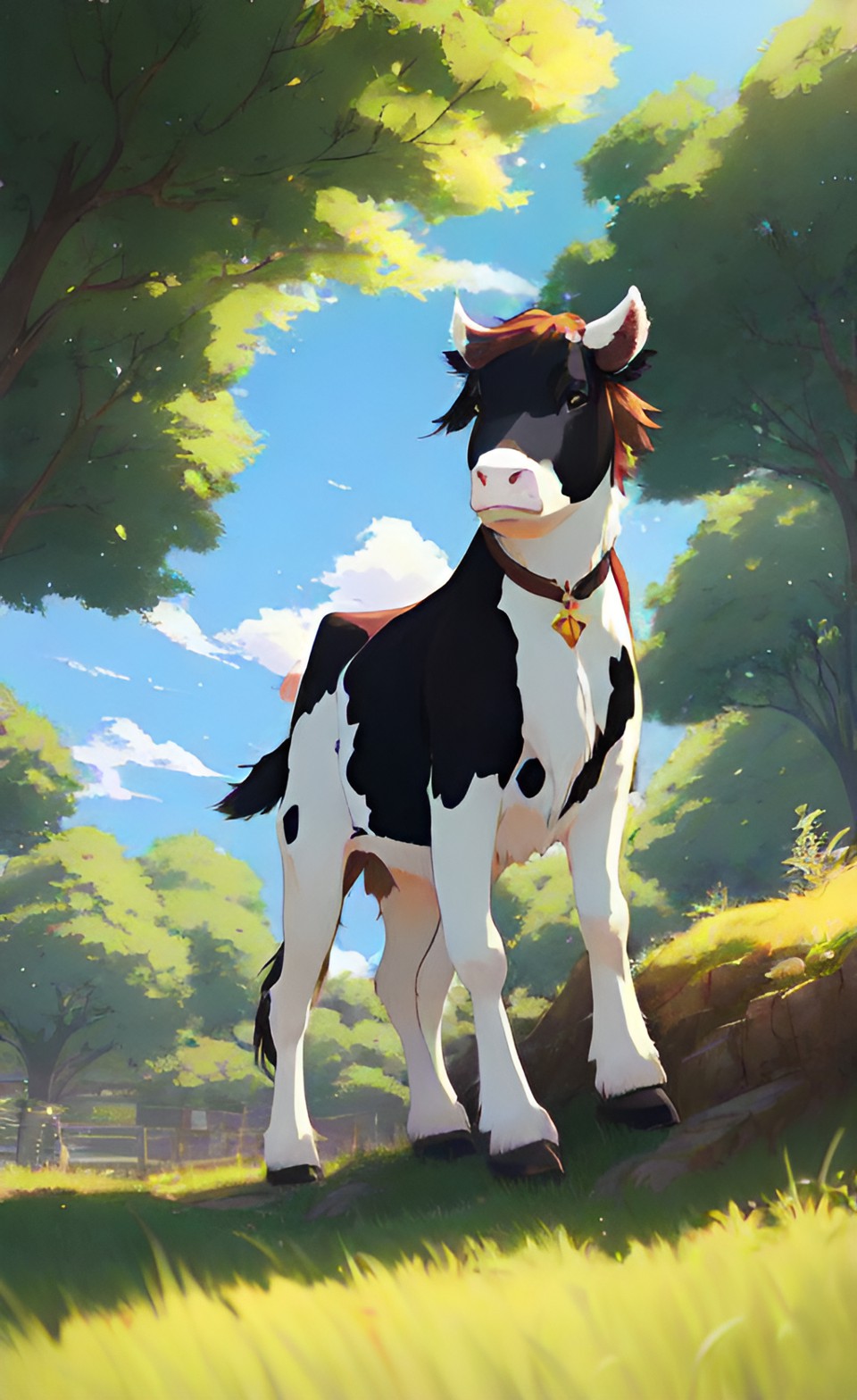 Caw Anim Cow Anime by Taschentuch on DeviantArt