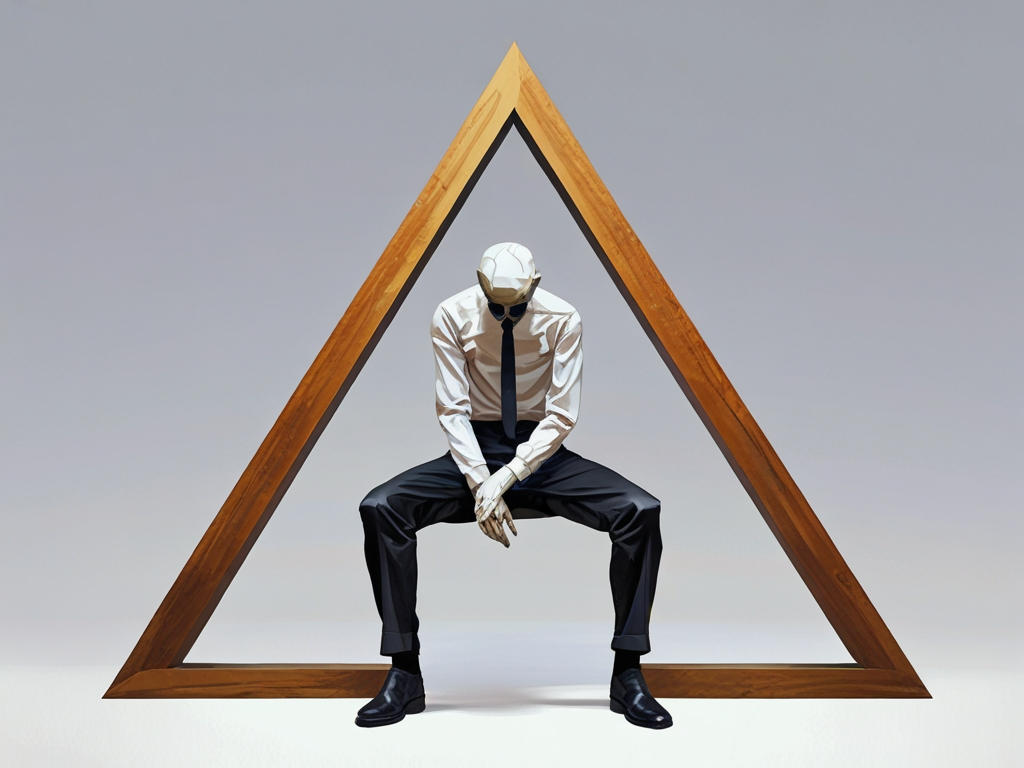Triangular Man Made Triangle Man by Taschentuch on DeviantArt