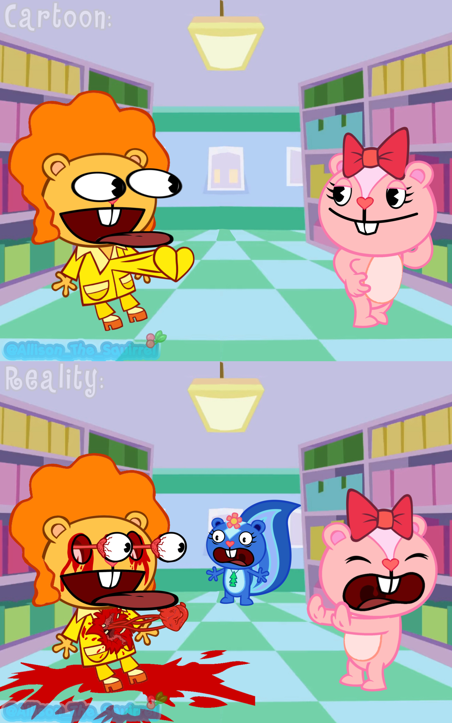If Deviantart If cartoons were realistic. by funnydevice on DeviantArt