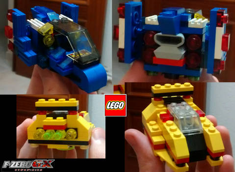 LEGO Blue Falcon and Golden Fox FZero