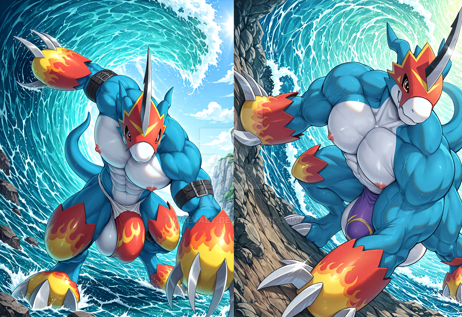 Flamedron Flamedramon by Maevaly on DeviantArt