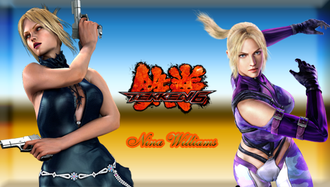 Double Nina PSP wallpaper