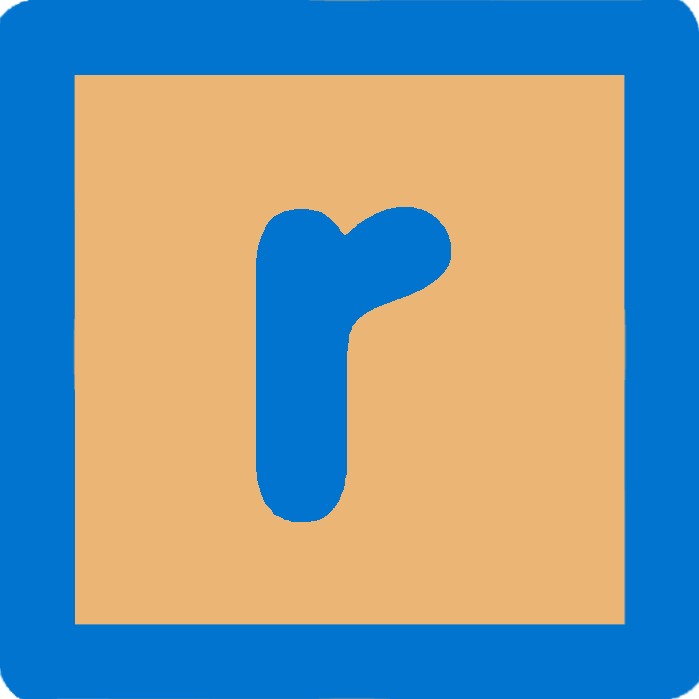 Small Original R Square Super Simple Small R by greenhen537 on DeviantArt