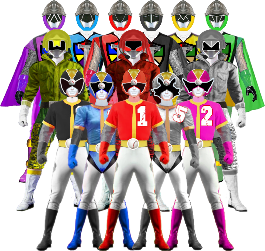 All My Power Rangers Teams So Far by Macaulayb123 on DeviantArt
