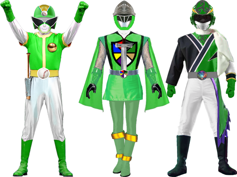 Super Sentai Green Rangers (My Green Rangers) by Macaulayb123 on DeviantArt